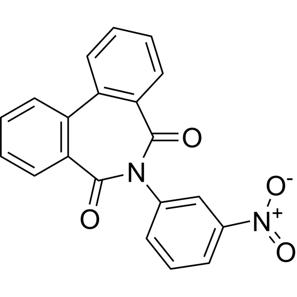 6-(3-Nitrophenyl)-5H-dibenzo[c,e]azepine-5,7(6H)-dione 100264-64-0